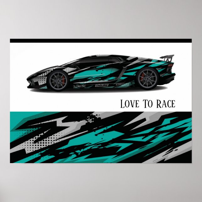 Poster Auto Racing (Devant)
