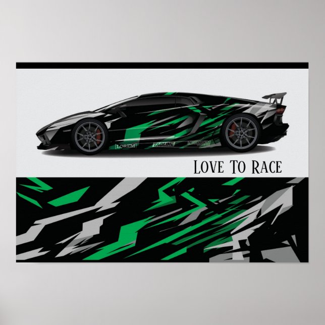 Poster Auto Racing (Devant)