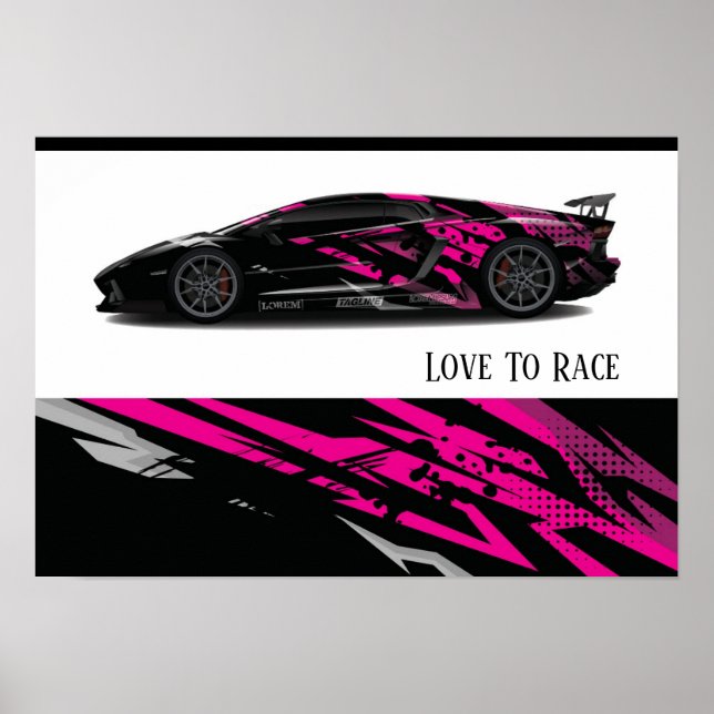 Poster Auto Racing (Devant)
