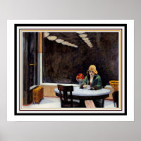 Automat par Edward Hopper 16 x 20