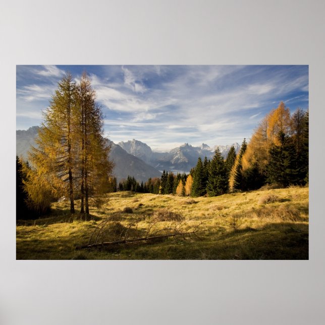 Poster Automne dans les montagnes (Devant)