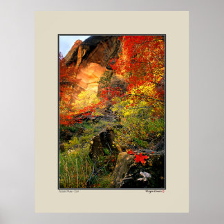 Poster Automne - Parc national de Zion