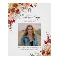 Automne Programme funéraire d'automne Photo Ordre