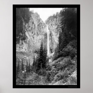 Poster Automnes de comète, le mont Rainier, WA 1922