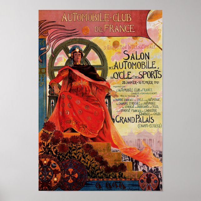 Poster Automobile Club de France (Devant)