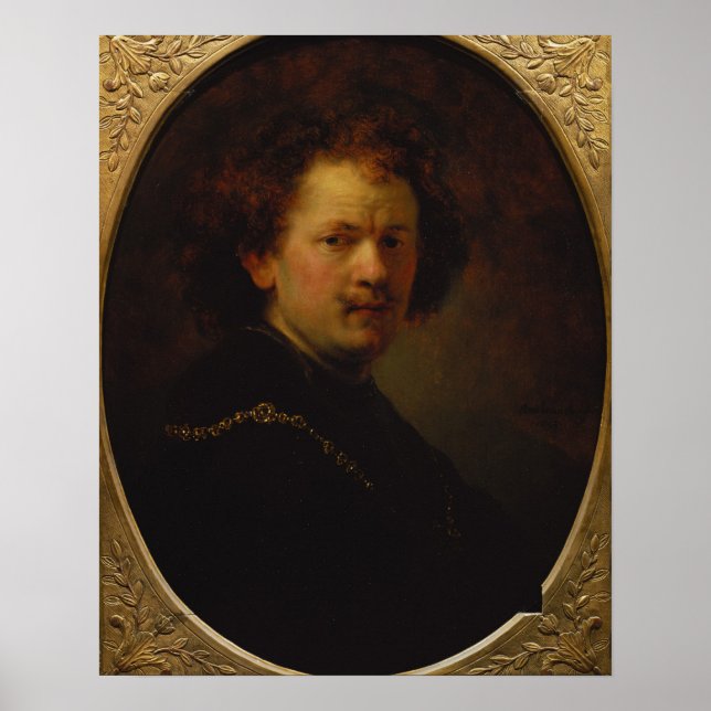 Poster Autoportrait, 1633 (Devant)