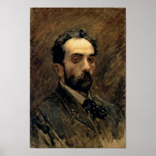 Poster Autoportrait, années 1890
