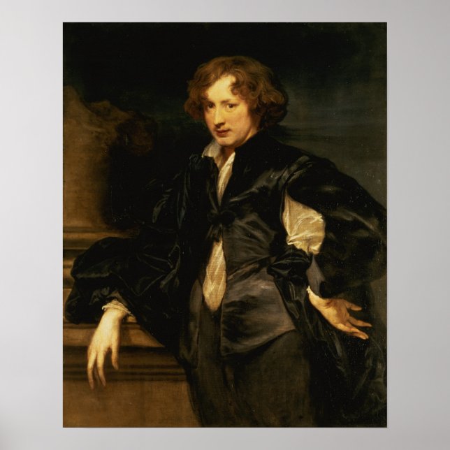 Poster Autoportrait, c.1620-21 (Devant)