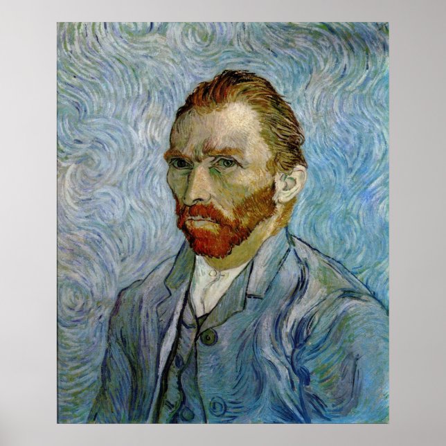 Poster Autoportrait de Van Gogh (Devant)