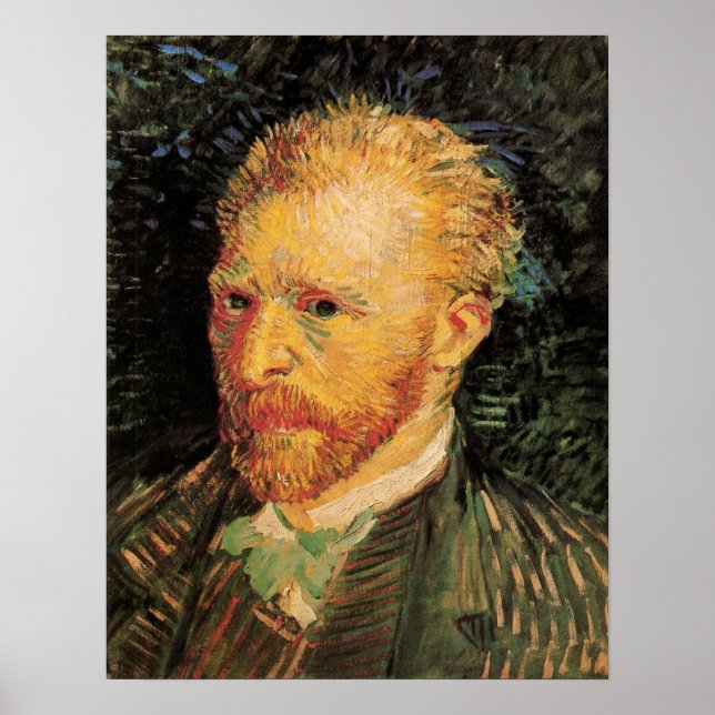 Poster Autoportrait de Vincent van Gogh, Beaux-Arts Vinta (Devant)