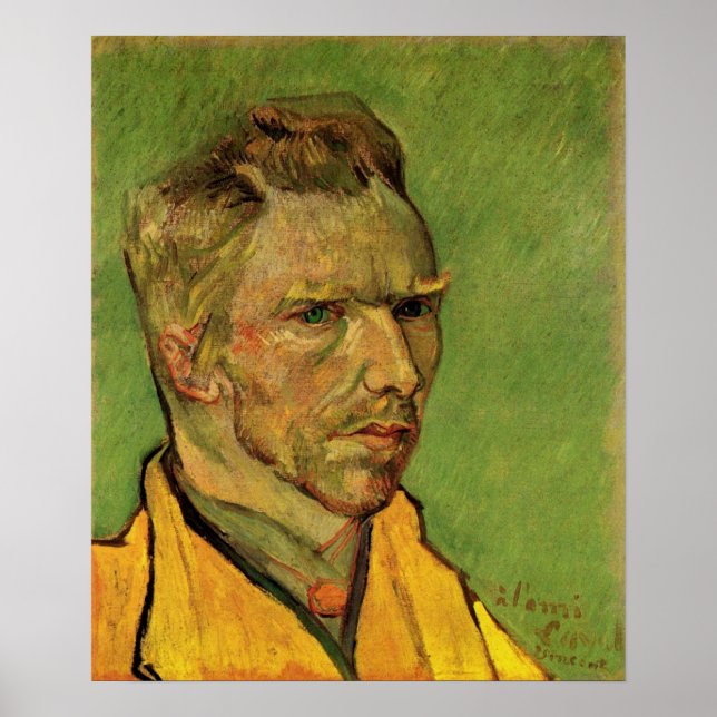 Poster Autoportrait de Vincent van Gogh, Beaux-Arts Vinta (Devant)