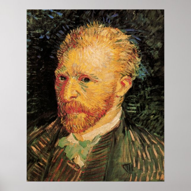Poster Autoportrait de Vincent van Gogh, Beaux-Arts Vinta (Devant)