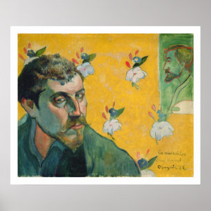 Poster Autoportrait, Les Miserables, 1888 (huile sur toil