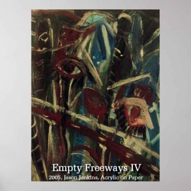 POSTER AUTOROUTES VIDES IV (Devant)