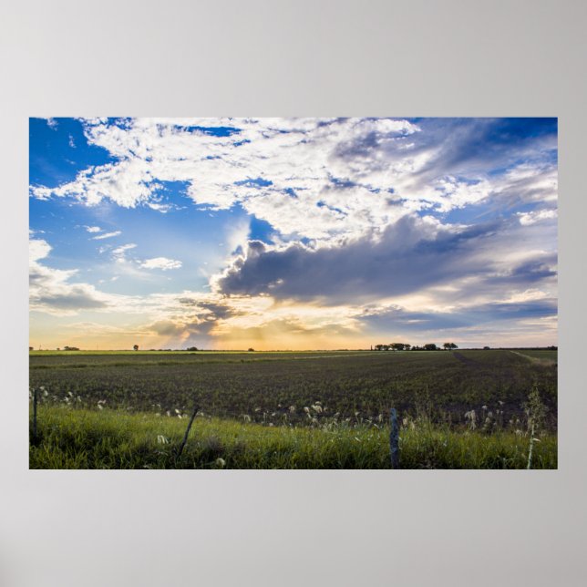 Poster Autre coucher de soleil (Devant)