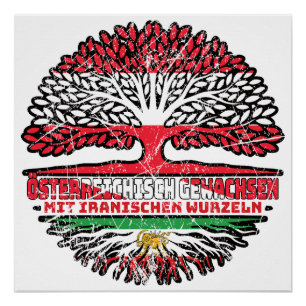 Poster Autrichien de naissance, racines iraniennes – Lion