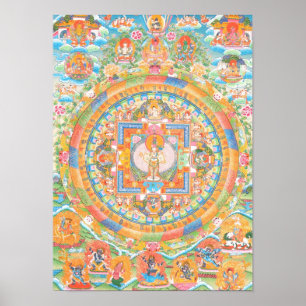 Poster Avalokiteshvara Mandala