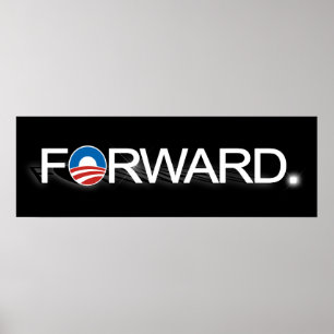 Poster Avancer pour Obama 2012