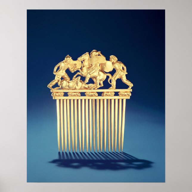 Poster Avant d'un peigne Scythien (Devant)