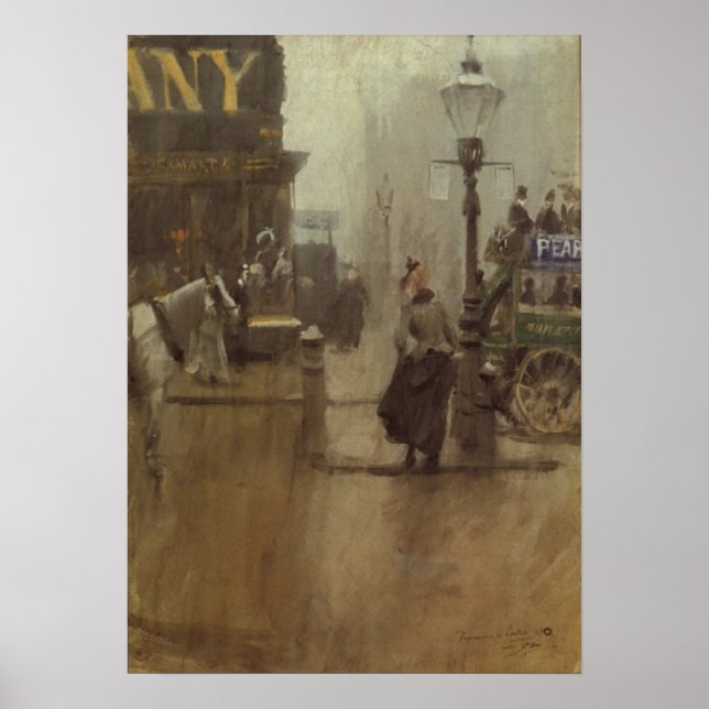 Poster Avec Anders Zorn Peinture (Devant)