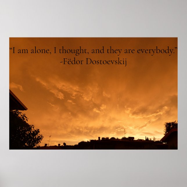 Poster avec citation. (Devant)