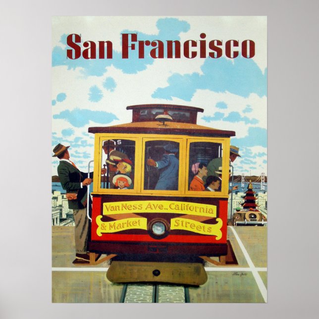 Poster avec Cool San Francisco (Devant)