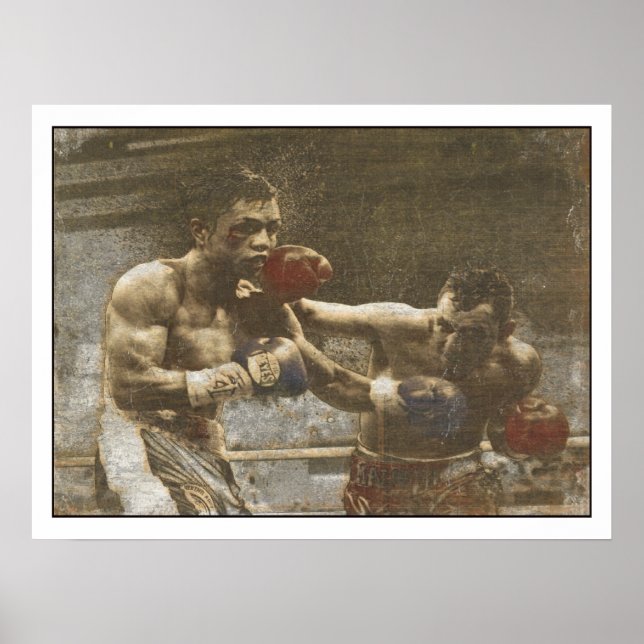 Poster avec la scène de boxe du côté des annales (Devant)