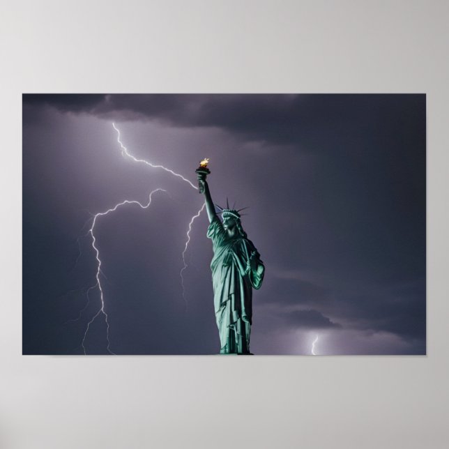 Poster avec l'original Statue Liberty design (Devant)