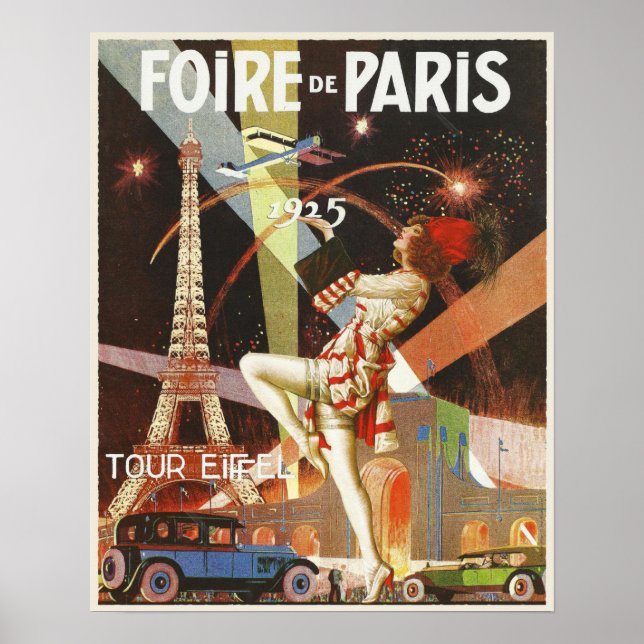 Poster avec Paris Art Déco Imprimer dans les année (Devant)