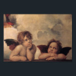 Poster avec peinture d'anges<br><div class="desc">Poster avec peinture d'anges. 11x7, 67 pouces.</div>