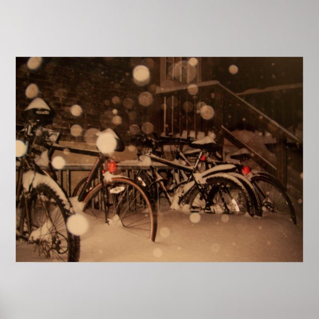 Poster avec une belle photo d'hiver (Devant)