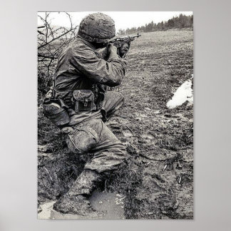 Poster avec USA Army au Vietnam