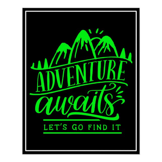 Poster Aventure Attend Allons le trouver (Devant)