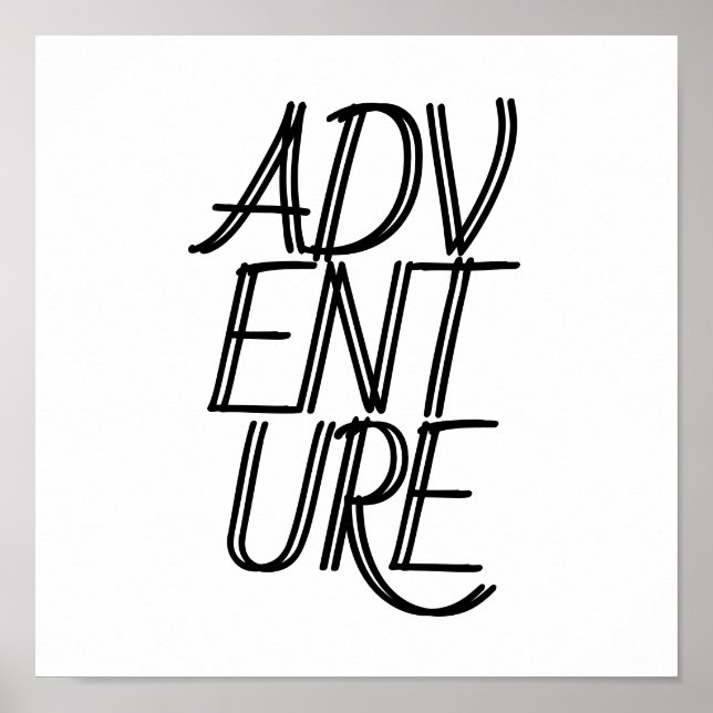 Poster aventureux (Devant)