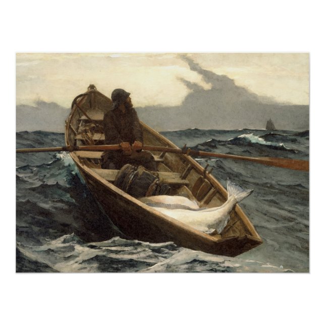 Poster Avertissement de brouillard par Winslow Homer (Devant)