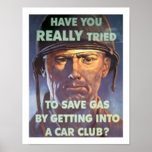 Poster Avez-vous vraiment essayé d'économiser du gaz...