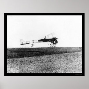 Poster Aviateur français Louis Bleriot 1909