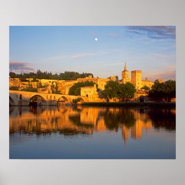 Poster Avignon, Vaucluse, Provence, France, Rhône (Devant)