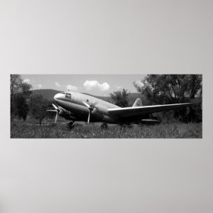 Poster Avion vintage