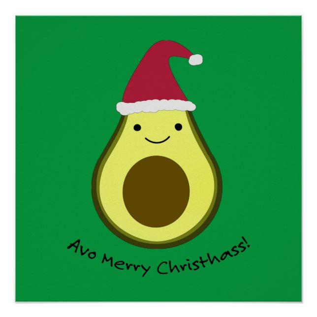 Poster Avo Merry Christhass Avocado (Devant)