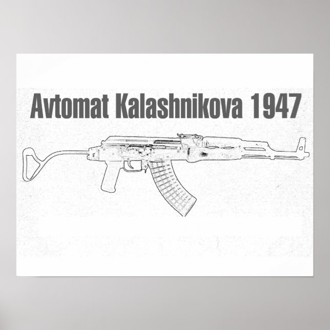 Poster Avtomat Kalashnikova 1947 (Devant)