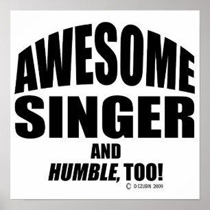 Poster Awesome Singer