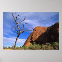 Ayers Rock Uluru dans l'Outback Australie