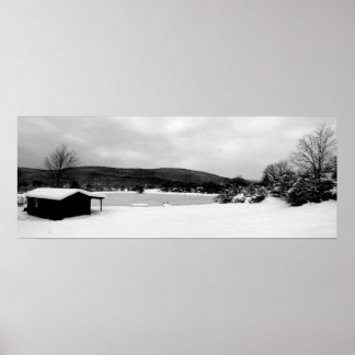 Poster B et W cabine