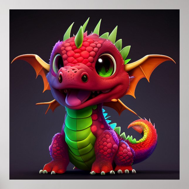Poster Baby Dragon (Devant)