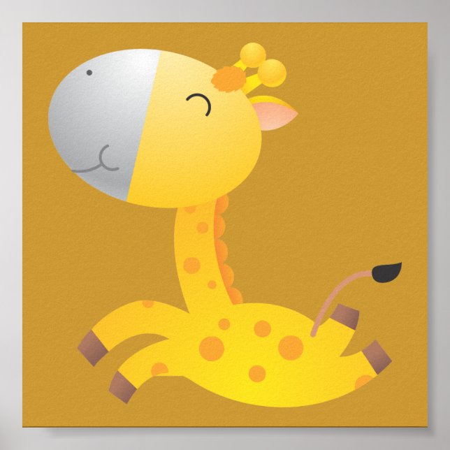 Poster Baby Giraffe/ Nursery Decor (Devant)