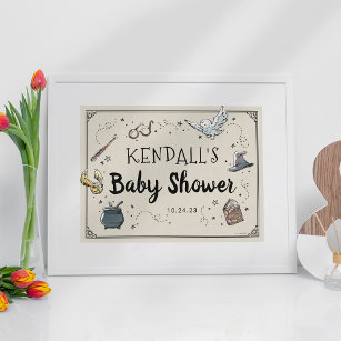 Poster Baby shower Harry Potter
