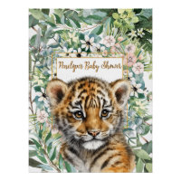Baby shower réaliste de Tiger Cub