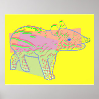 Poster Baby Tapir
