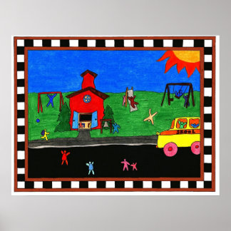 Poster Back to School print